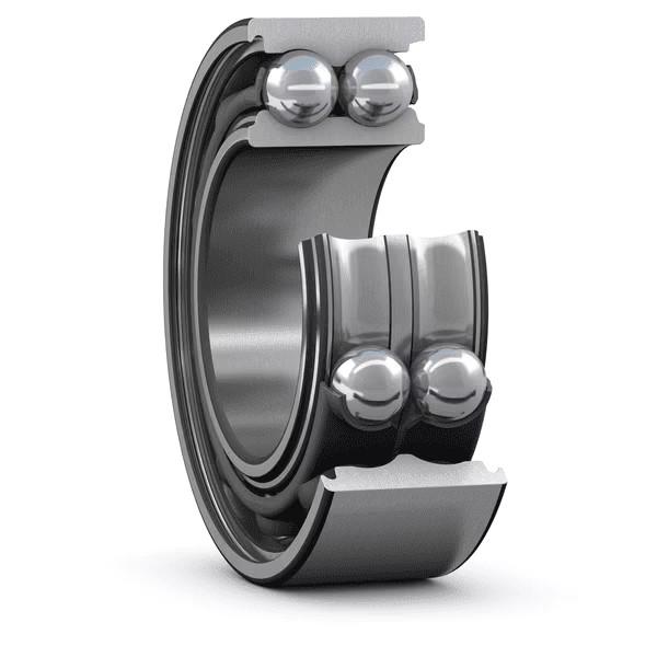 Single-row bearing cutaway image